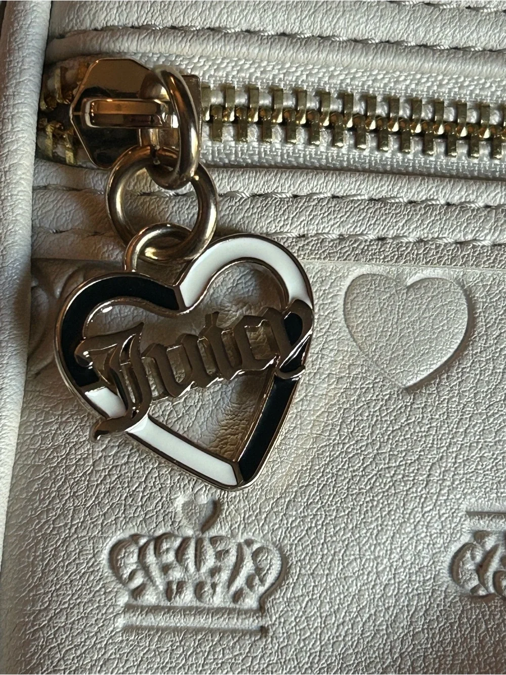 y2k Juicy Couture Cream Mini Backpack Purse